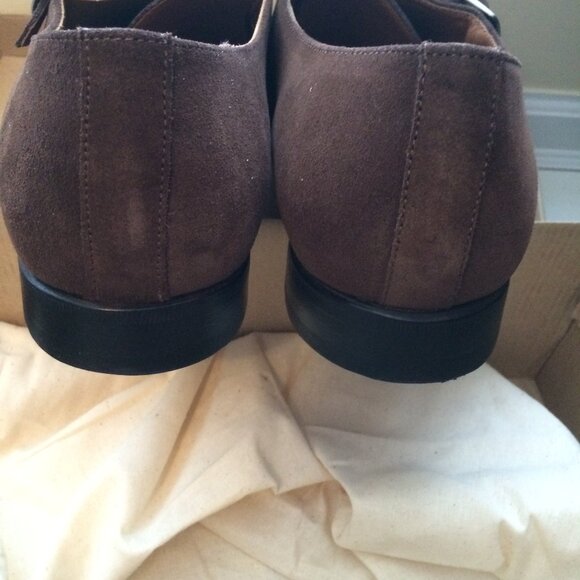 Spier & Mackay Double Monk Suede Shoes US 11.5 Medium New - Picture 2 of 8